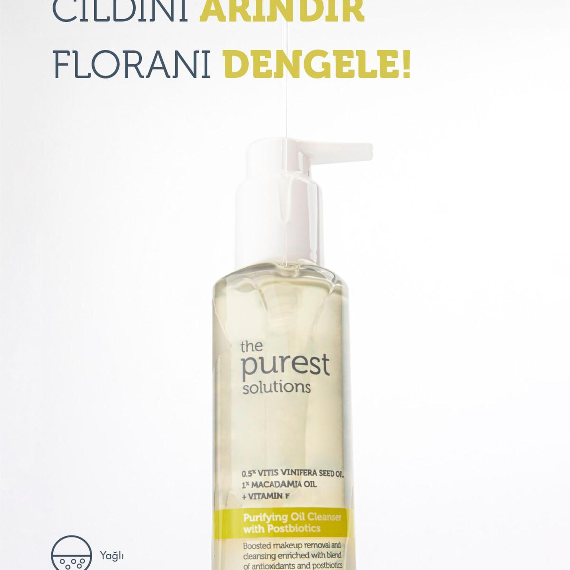 The Purest Solutions Yağlı-Karma Ciltler için Arındırıcı, Matlaştırıcı Güneş Koruma Etkili Bakım Seti