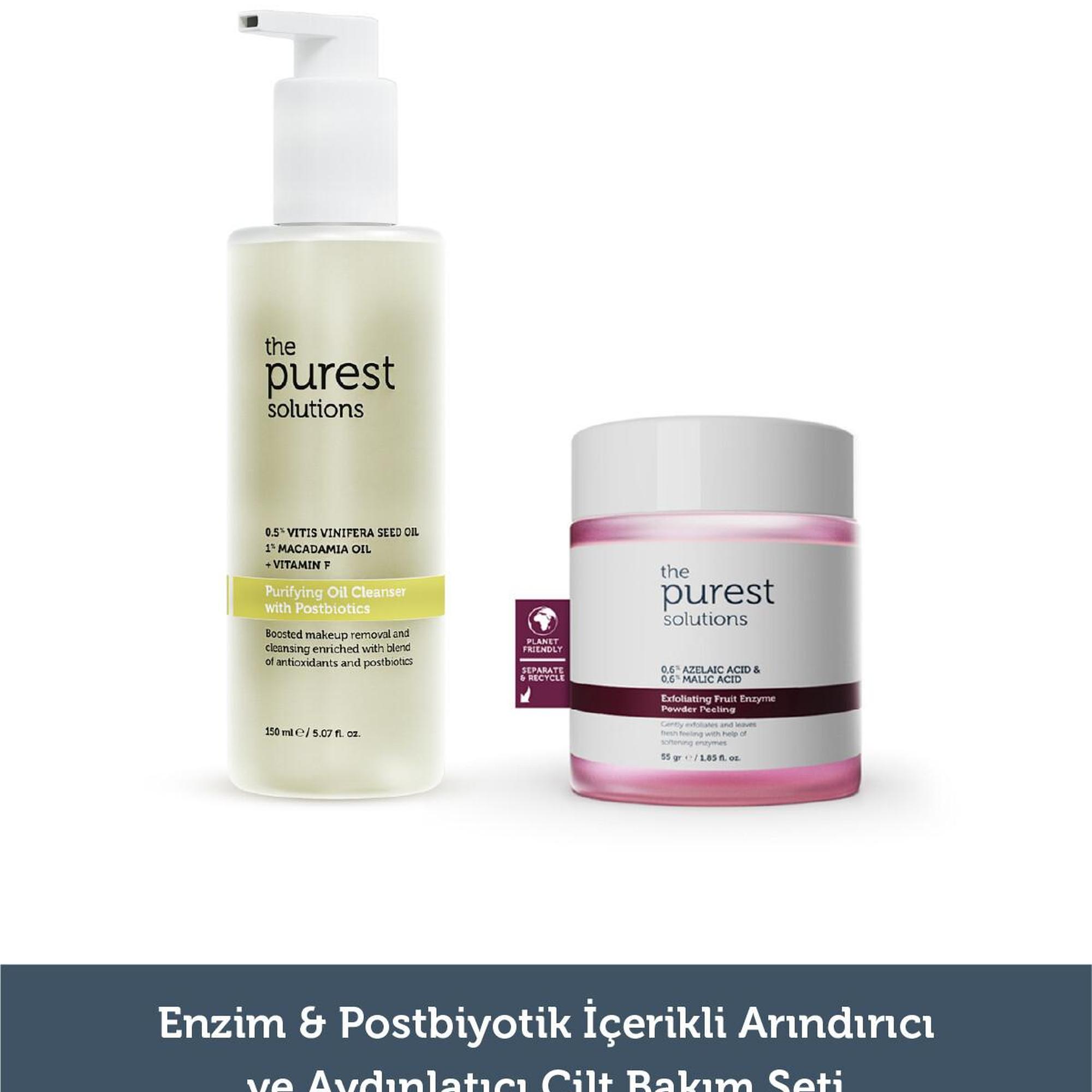 The Purest Solutions Arındırıcı ve Aydınlatıcı Peeling Etkili Cilt Bakım Rutini