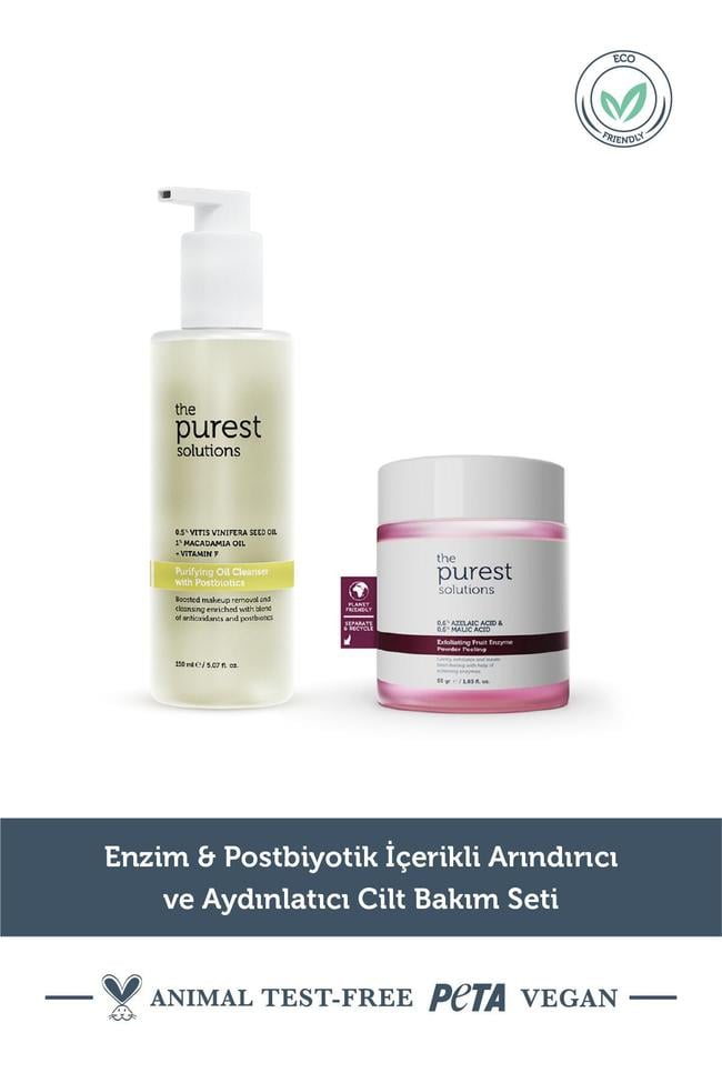  The Purest Solutions Arındırıcı ve Aydınlatıcı Peeling Etkili Cilt Bakım Rutini
