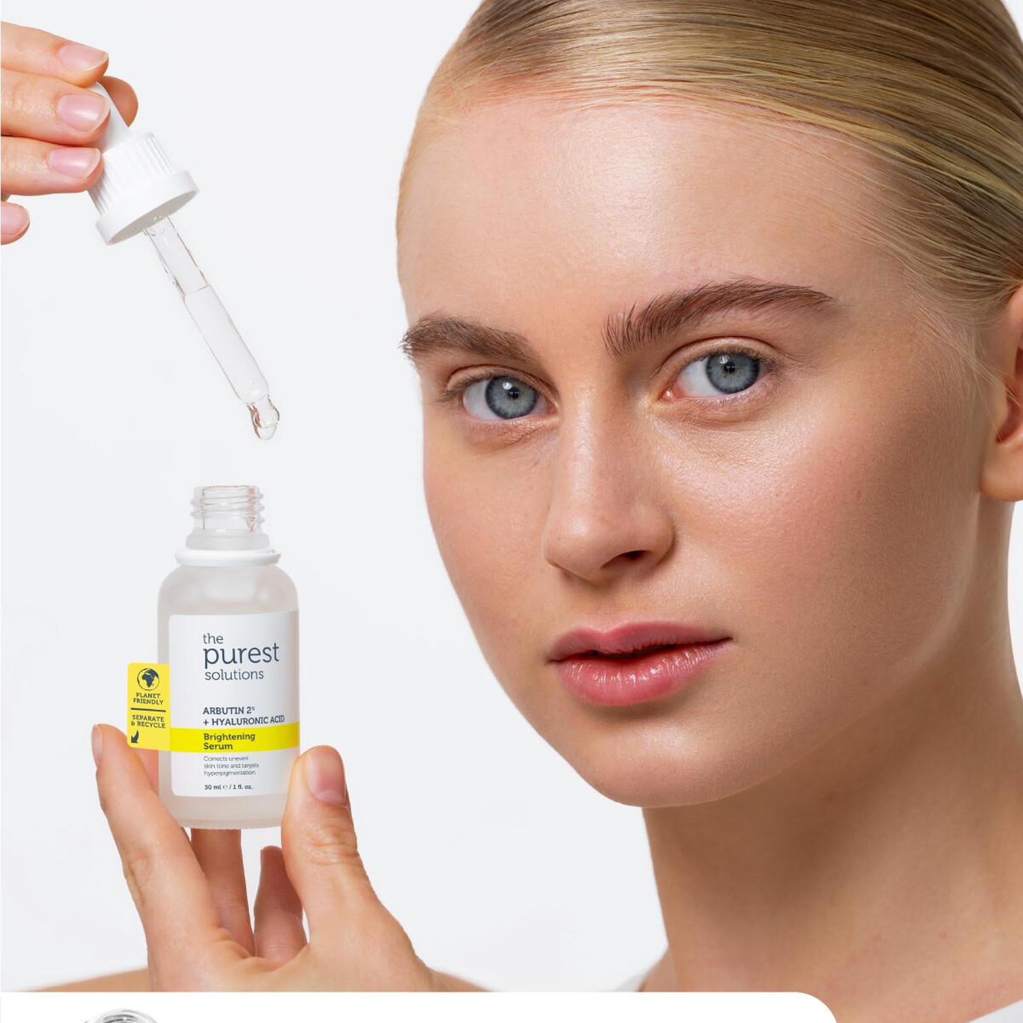 The Purest Solutions Kuru ve Lekeli Ciltler için Aydınlatıcı ve Cilt Tonu Eşitleyici Bakım Seti