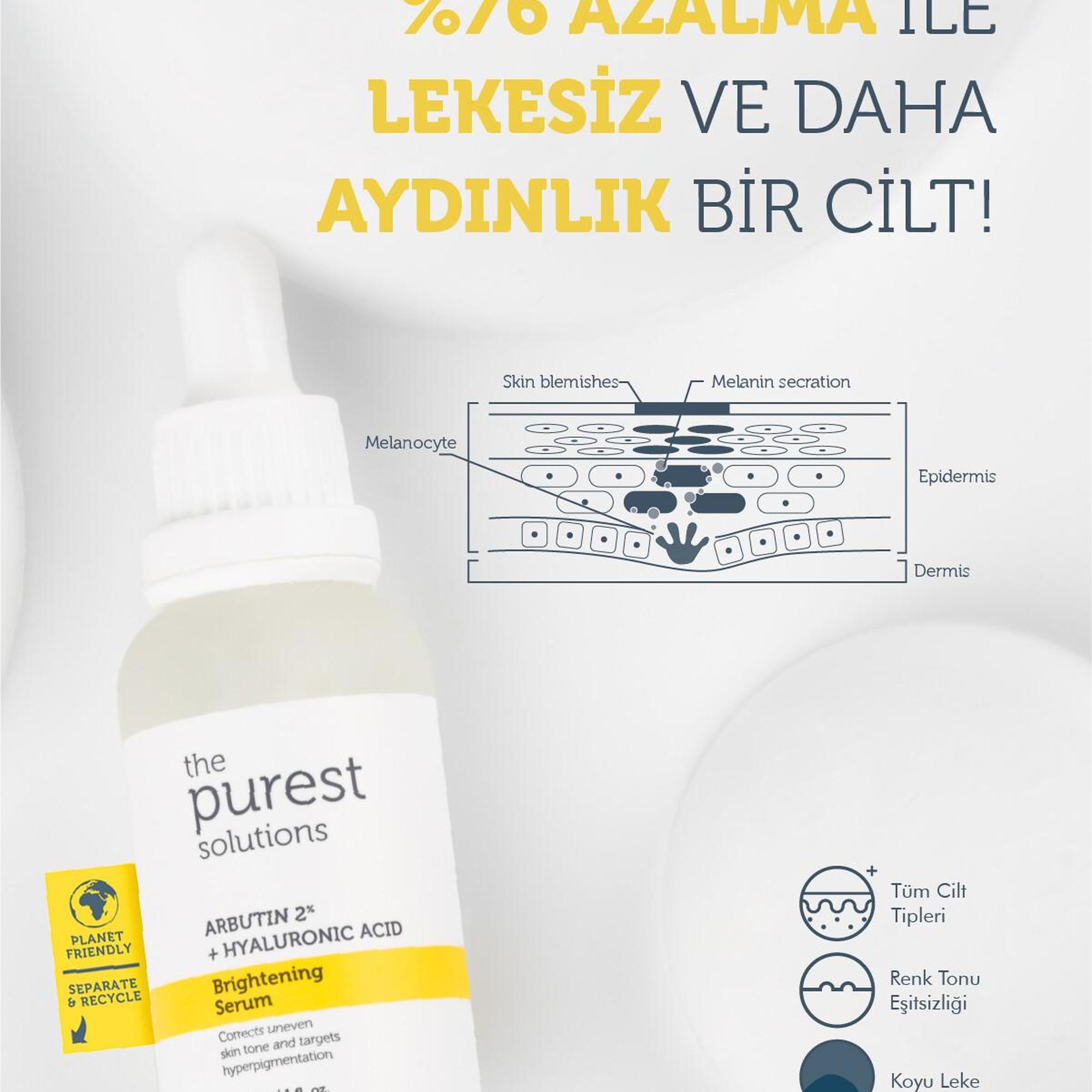 The Purest Solutions Kuru ve Lekeli Ciltler için Aydınlatıcı ve Cilt Tonu Eşitleyici Bakım Seti