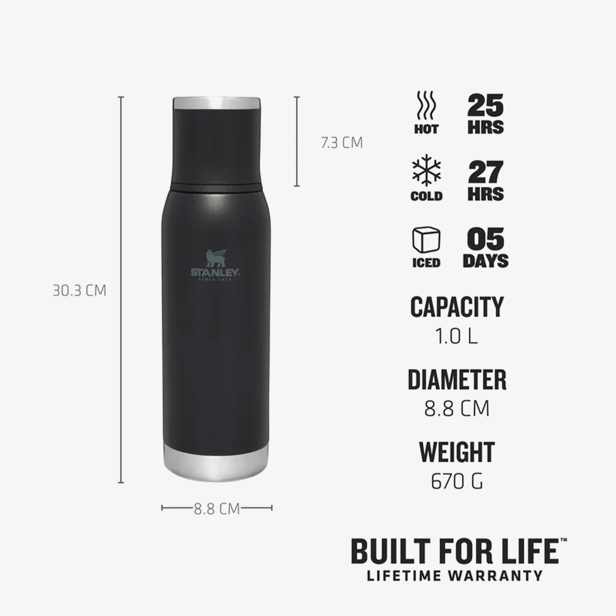 Stanley Adventure To-Go Vakumlu Paslanmaz Çelik 1 L Siyah Termos