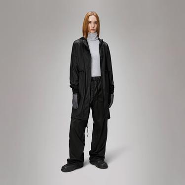  Rains String W Parka W3 Kadın Siyah Yağmurluk