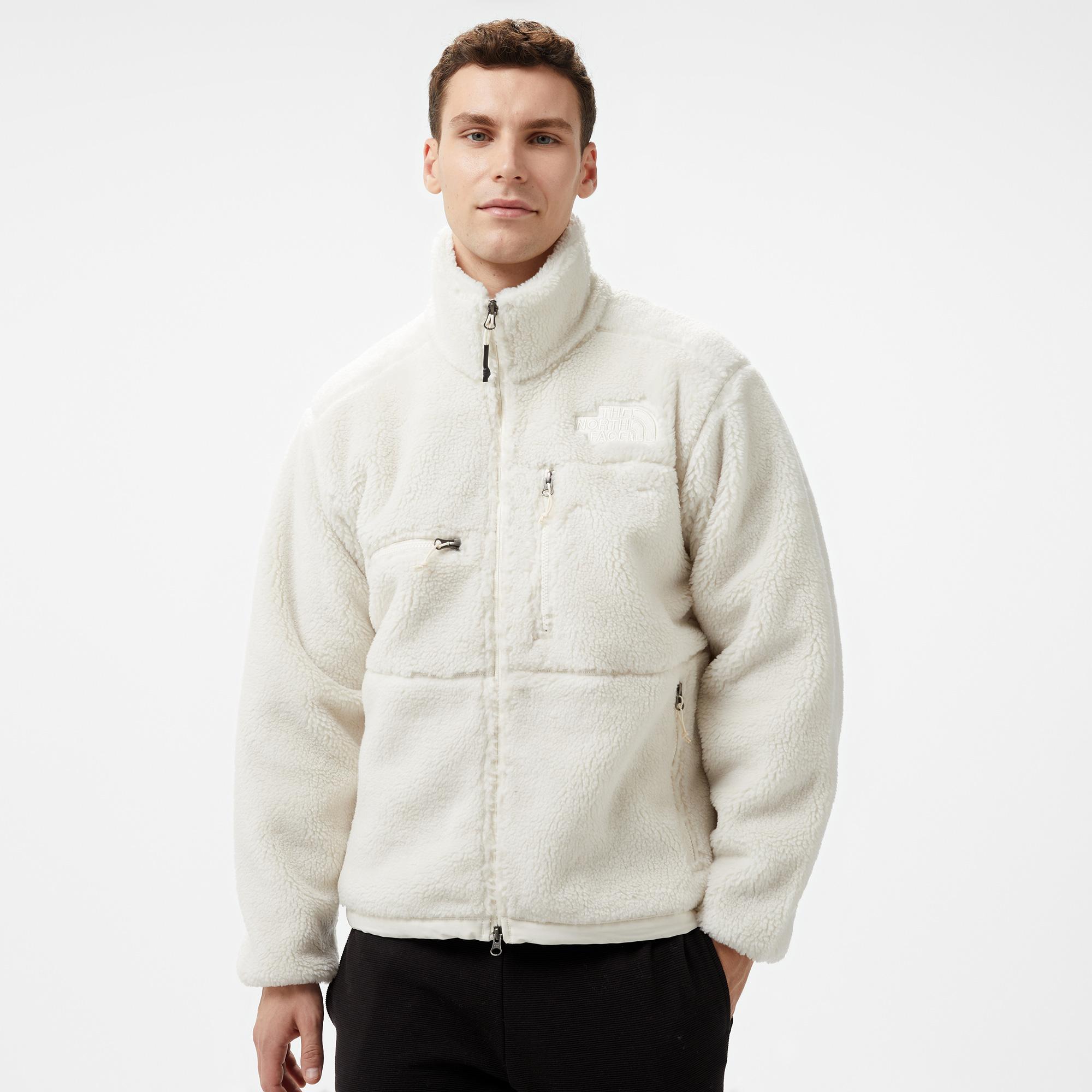 The North Face Denali Erkek Beyaz Ceket