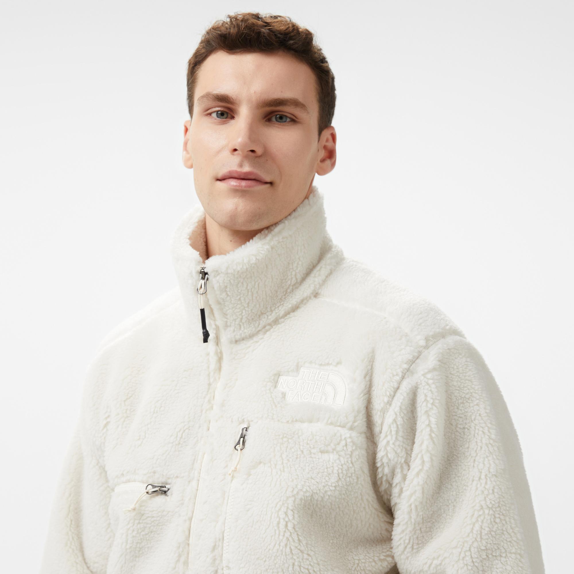 The North Face Denali Erkek Beyaz Ceket