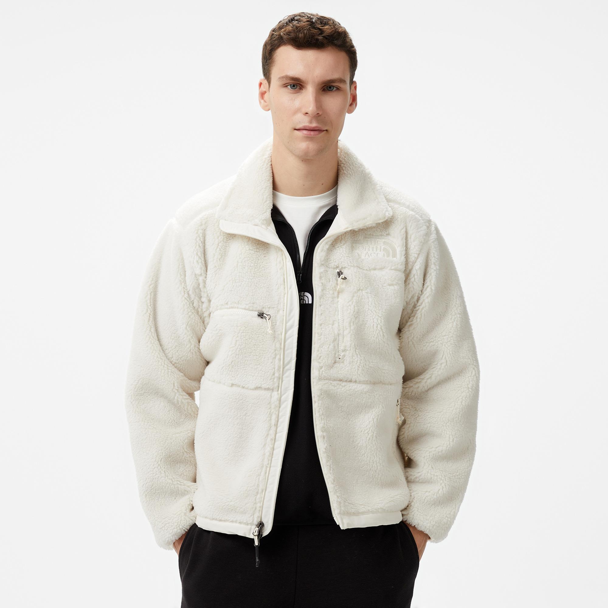 The North Face Denali Erkek Beyaz Ceket
