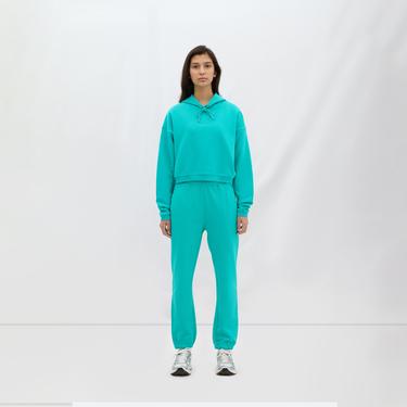  Les Benjamins Essential Kadın Yeşil Hoodie