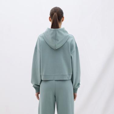  Les Benjamins Classics Kadın Yeşil Hoodie