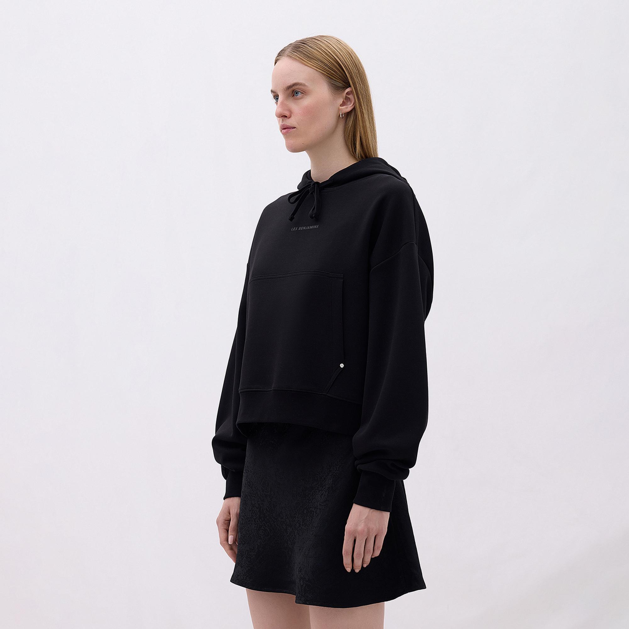 Les Benjamins Classics Kadın Siyah Hoodie