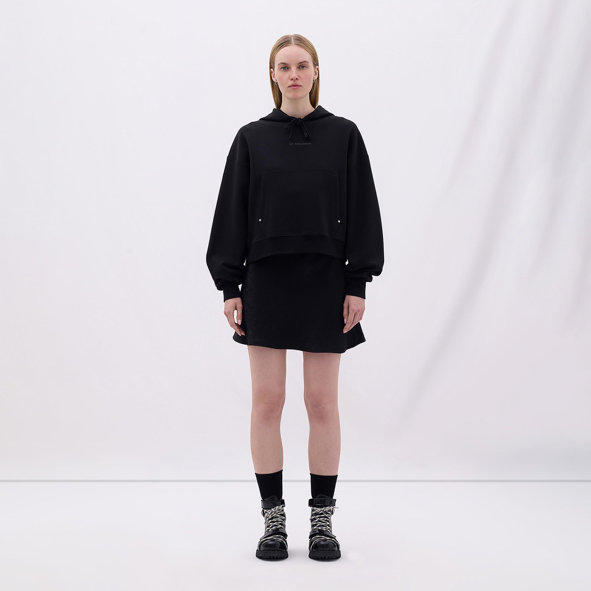 Les Benjamins Classics Kadın Siyah Hoodie