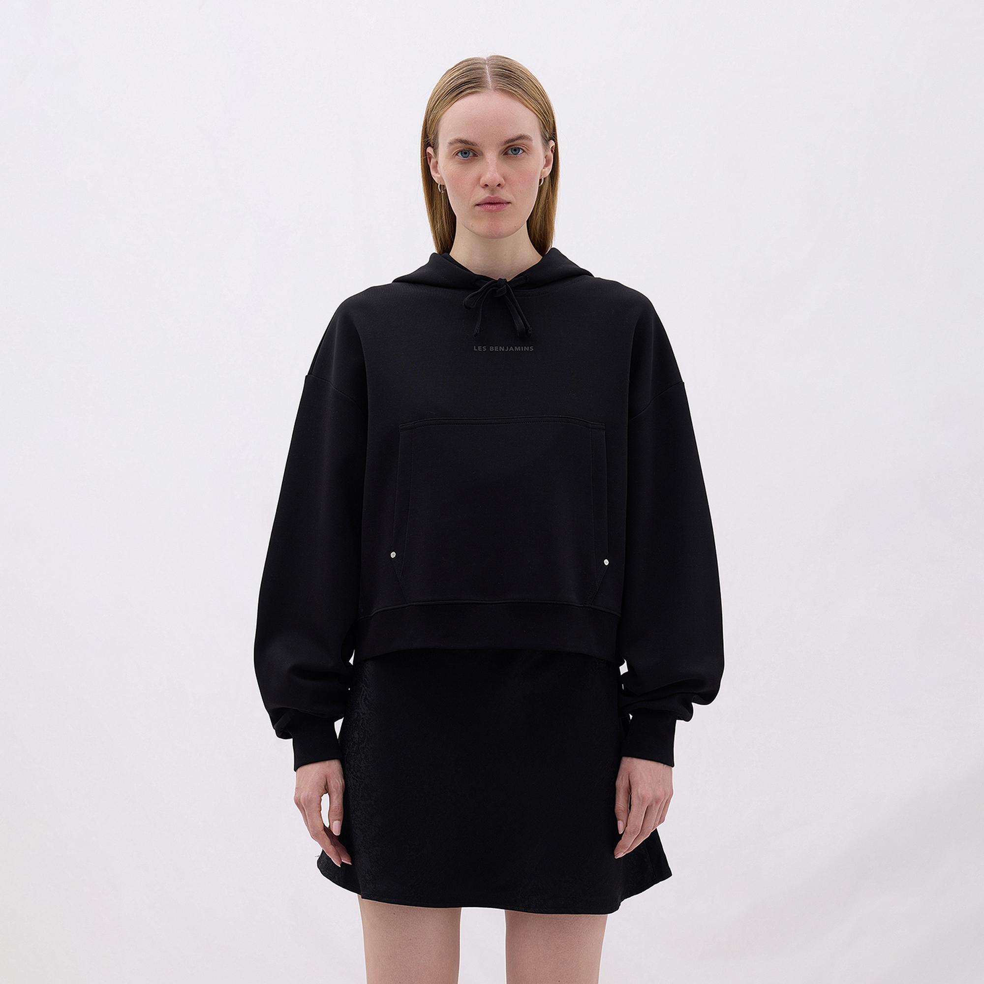 Les Benjamins Classics Kadın Siyah Hoodie