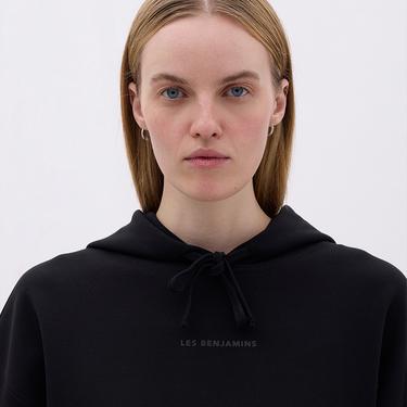  Les Benjamins Classics Kadın Siyah Hoodie