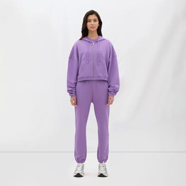  Les Benjamins Essential Kadın Mor Sweatshirt