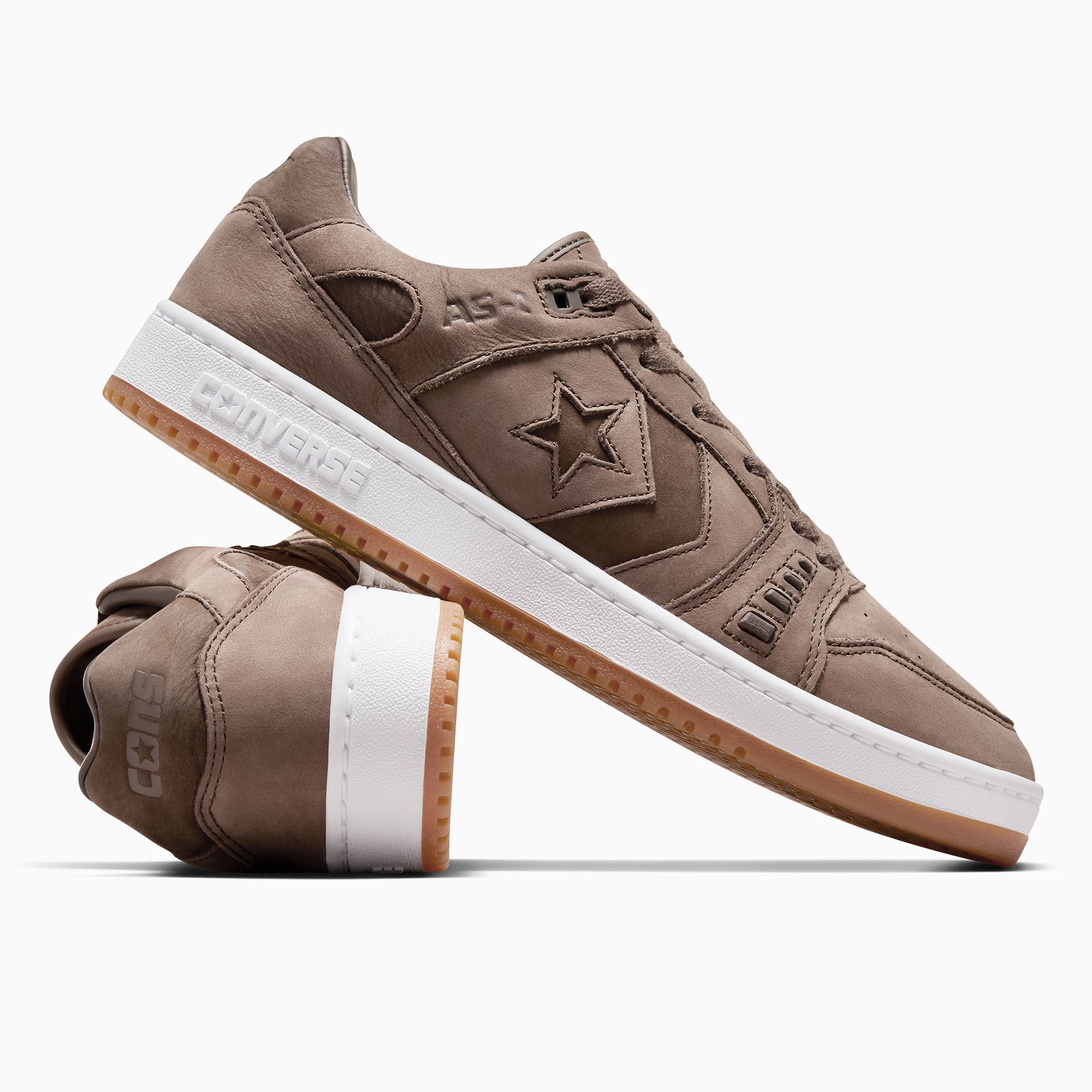 Converse AS-1 Pro Unisex Kahverengi Deri Sneaker - Görsel 10