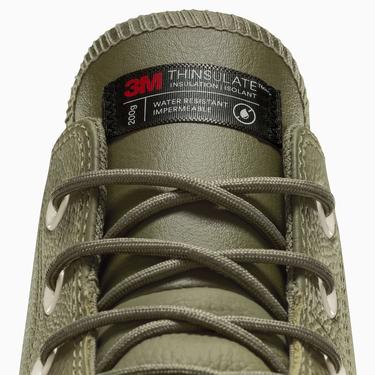  Converse Chuck Taylor All Star Lugged Heel Unisex Yeşil Deri Platform Bot