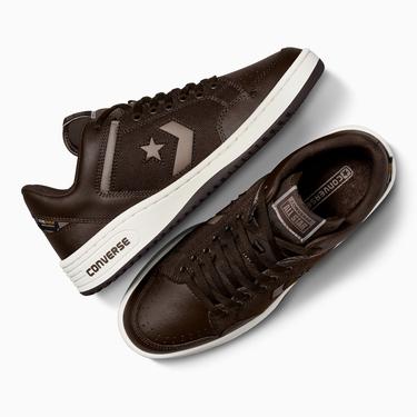  Converse Weapon Unisex Kahverengi Deri & Cordura Sneaker