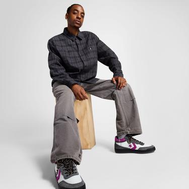  Converse Fastbreak Pro Unisex Gri Süet & Cordura Sneaker