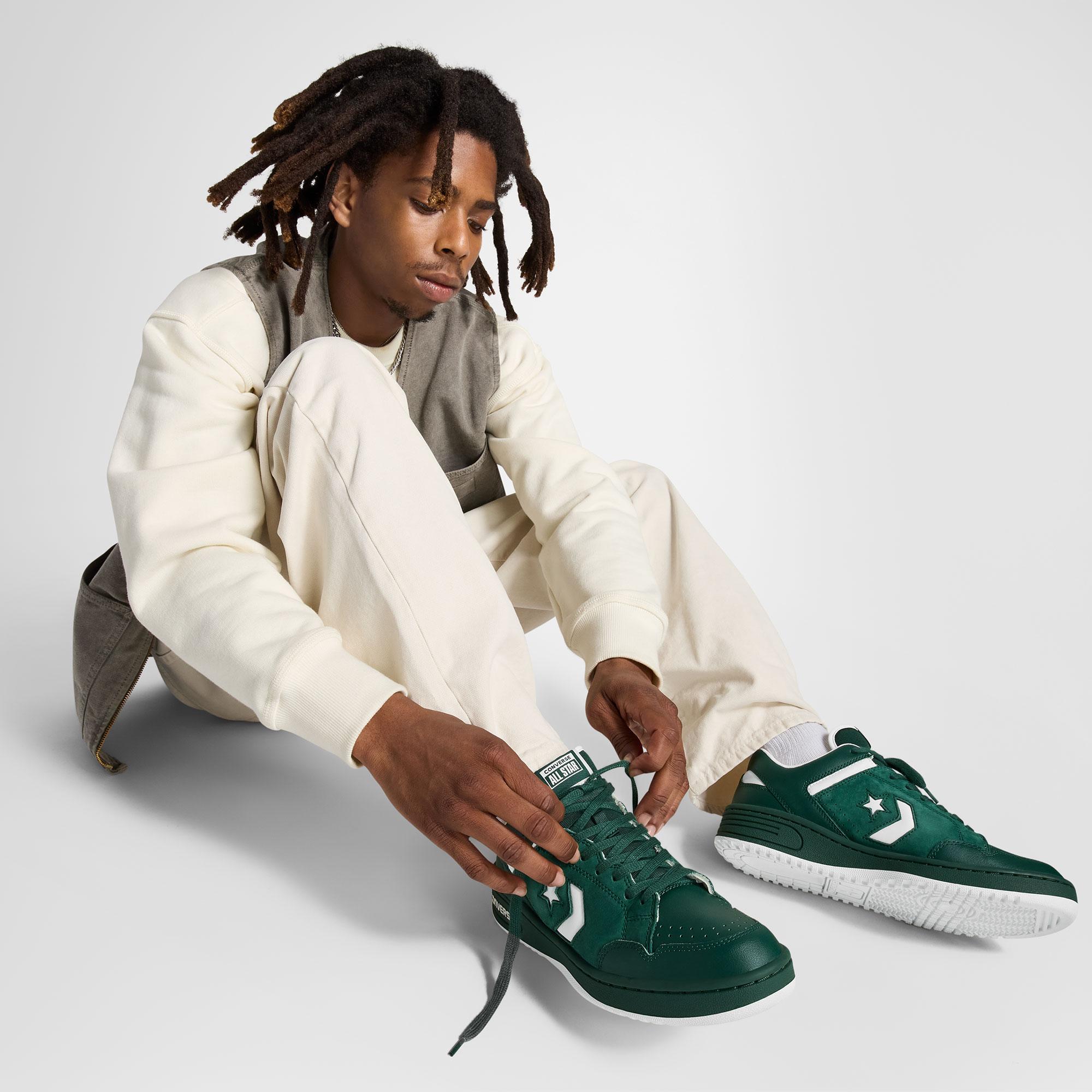 Converse Weapon Unisex Yeşil Deri Sneaker