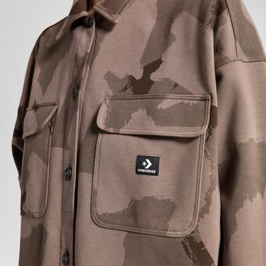  Converse Kadın Desenli Haki Ceket