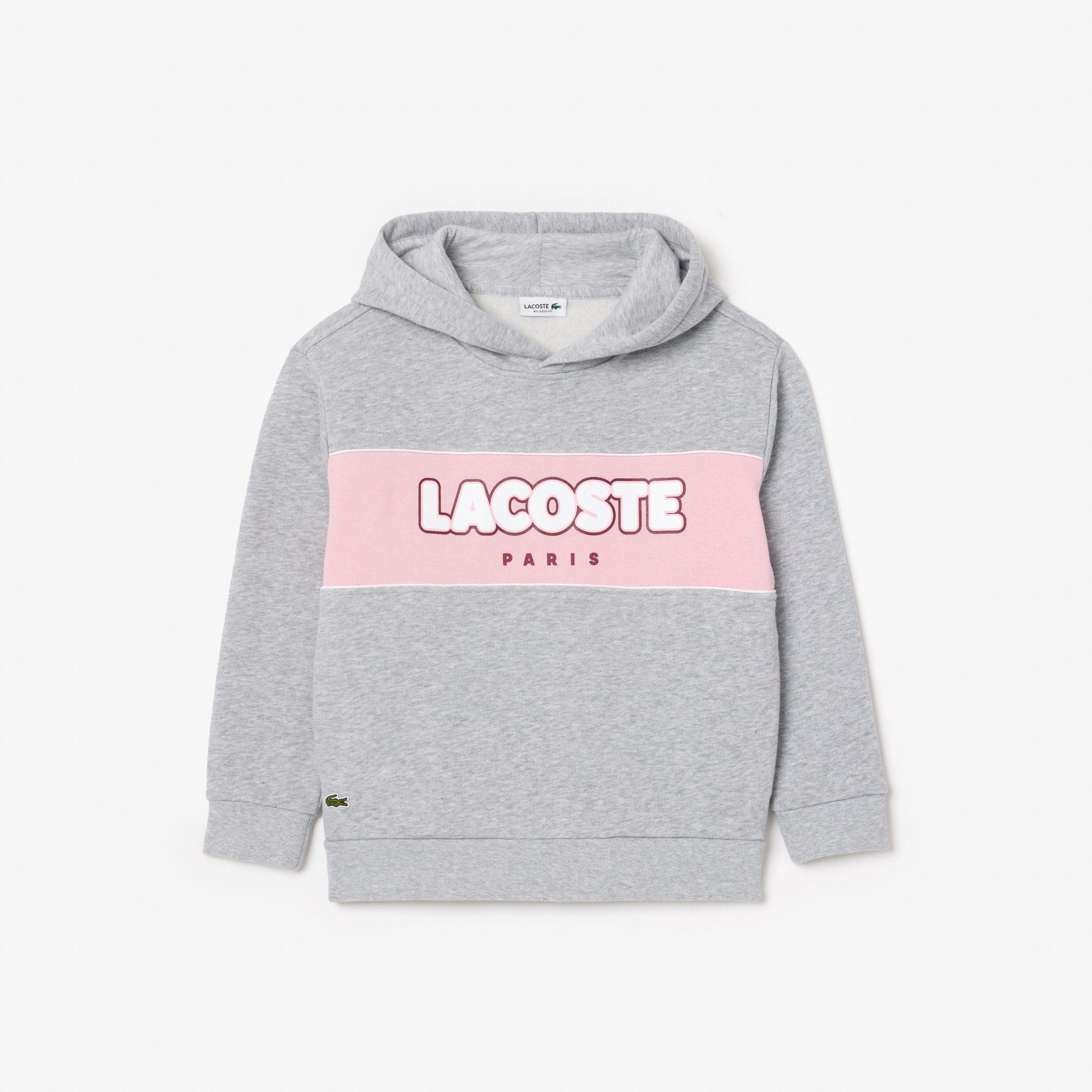Erkek Çocuk Kapüşonlu Baskılı Gri Sweatshirt