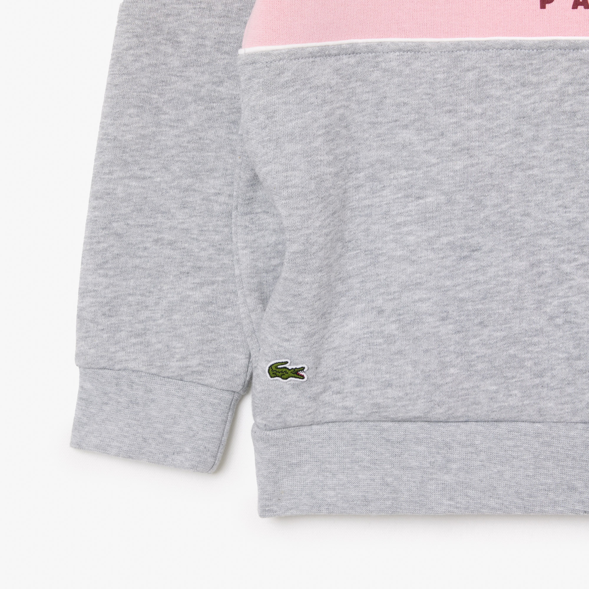 Erkek Çocuk Kapüşonlu Baskılı Gri Sweatshirt