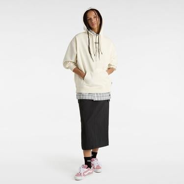 Vans Flyıng V Os Ft Ls Kadın Krem Rengi Sweatshirt