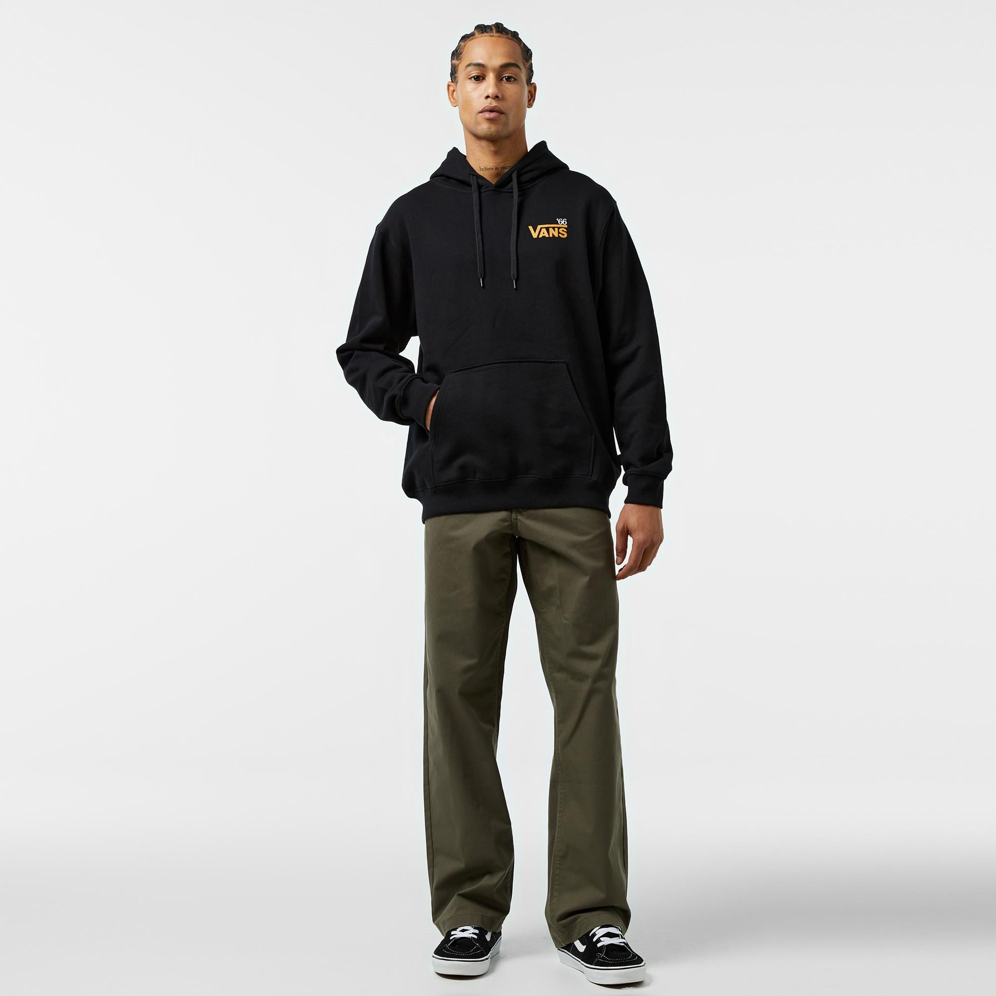 Vans Posted Loose Crew Erkek Siyah Sweatshirt