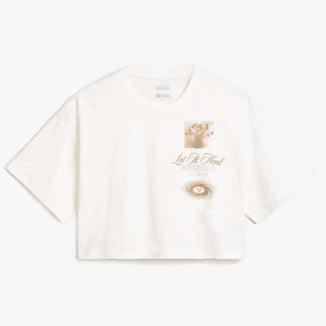  Vans Healing Ss Relax Crop Kadın Pembe T-Shirt