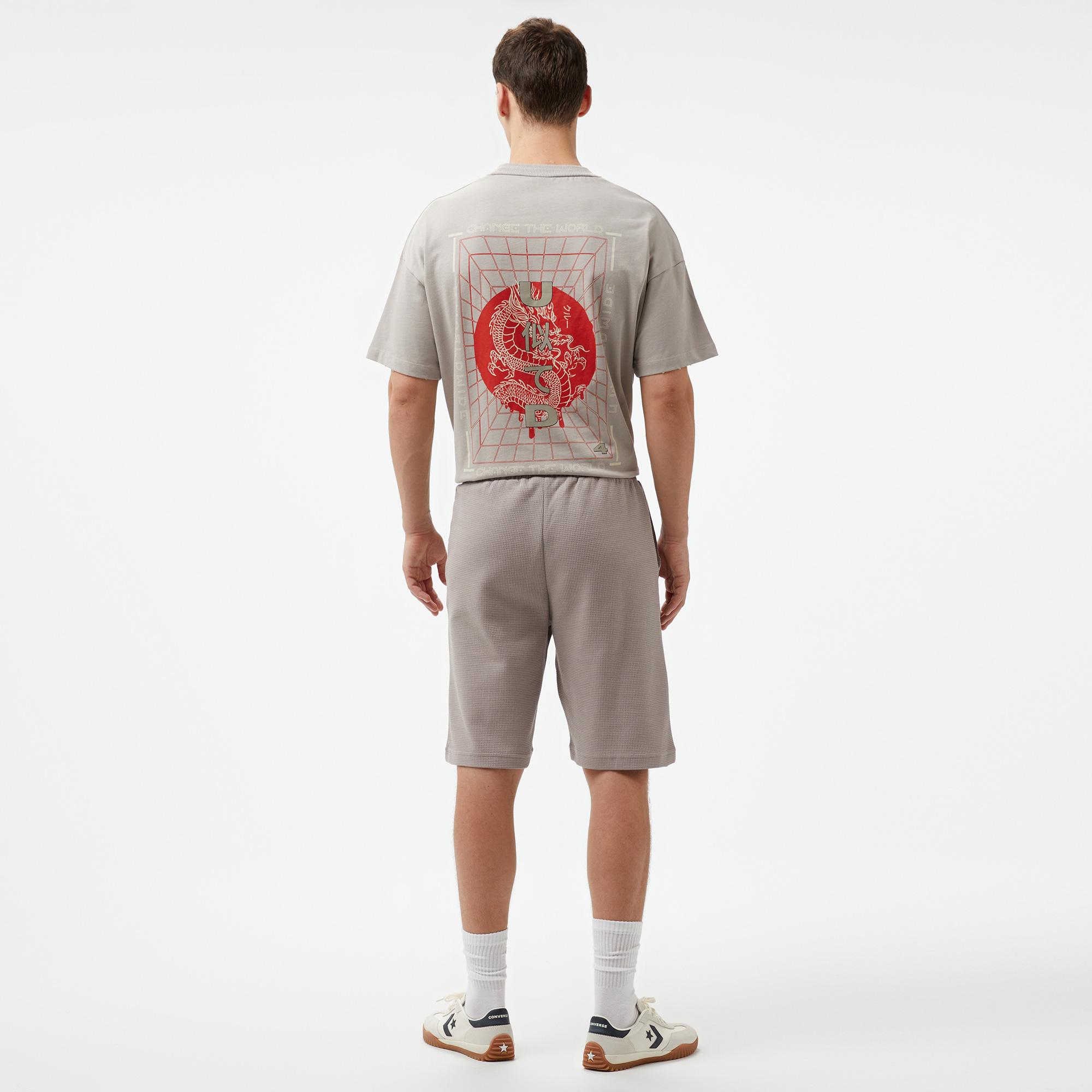 United4 Classic Erkek Gri Şort