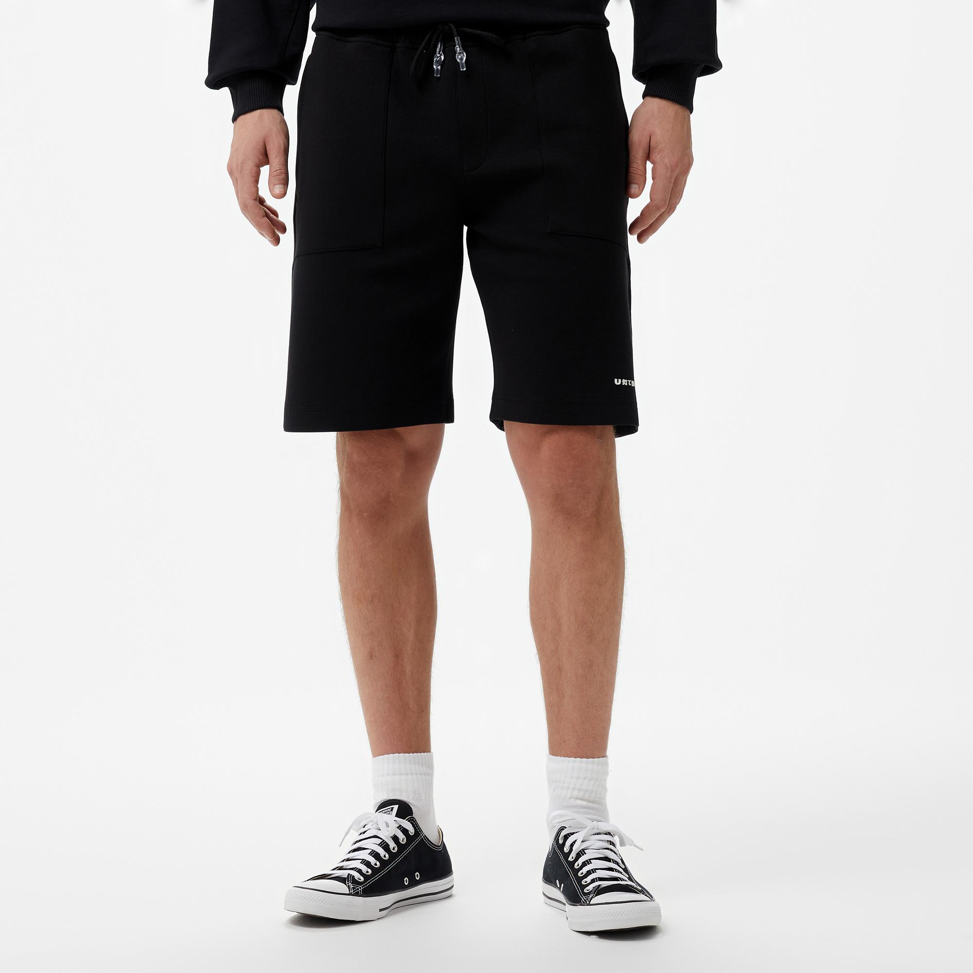UNITED4 Erkek Siyah Şort