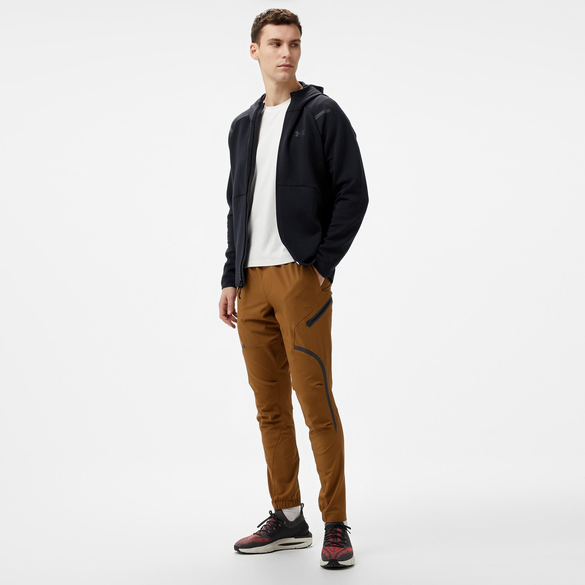 Under Armour Unstoppable Flc Fz Hd Eu Erkek Siyah Sweatshirt