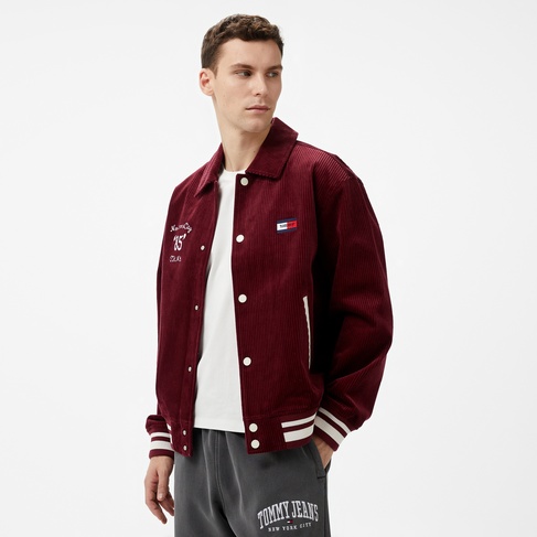  Tommy Jeans Tech Cord Bobby Erkek Mor Ceket