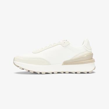  Tommy Jeans Retro Basket Kadın Beyaz Spor Ayakkabı