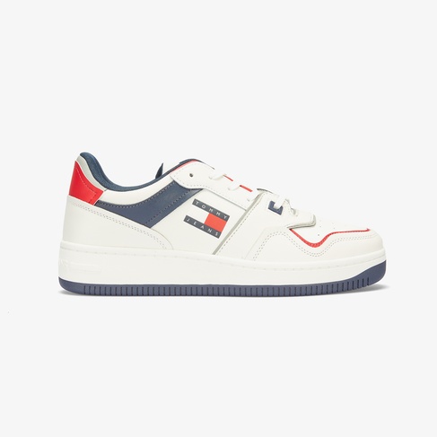  Tommy Jeans Retro Basket Erkek Kirmizi Sneaker