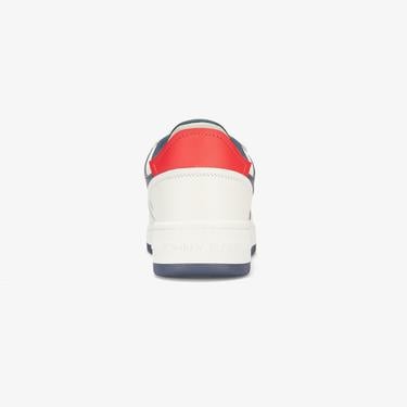  Tommy Jeans Retro Basket Erkek Kirmizi Sneaker