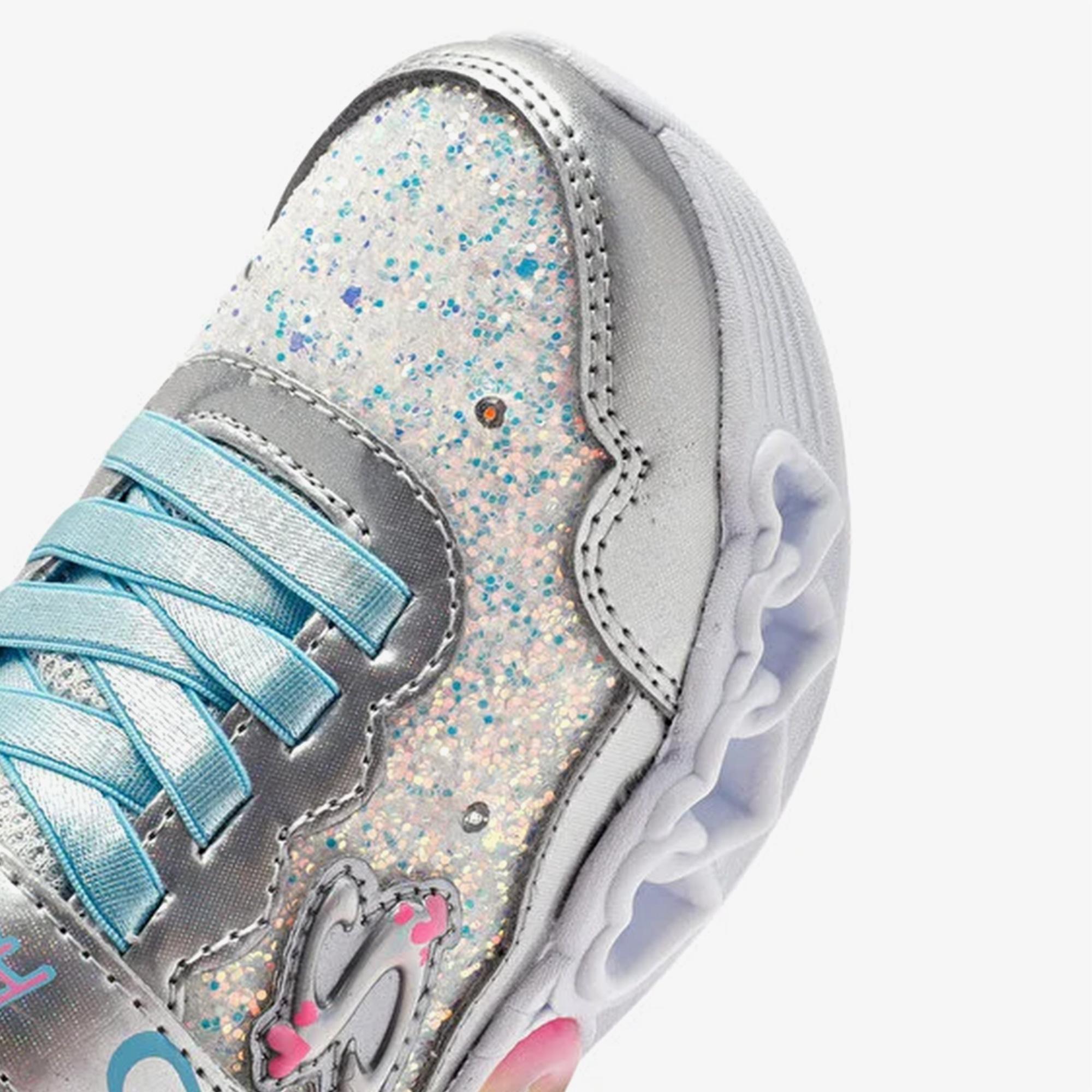 Skechers Infinite Heart Lights Çocuk Gri Spor Ayakkabı