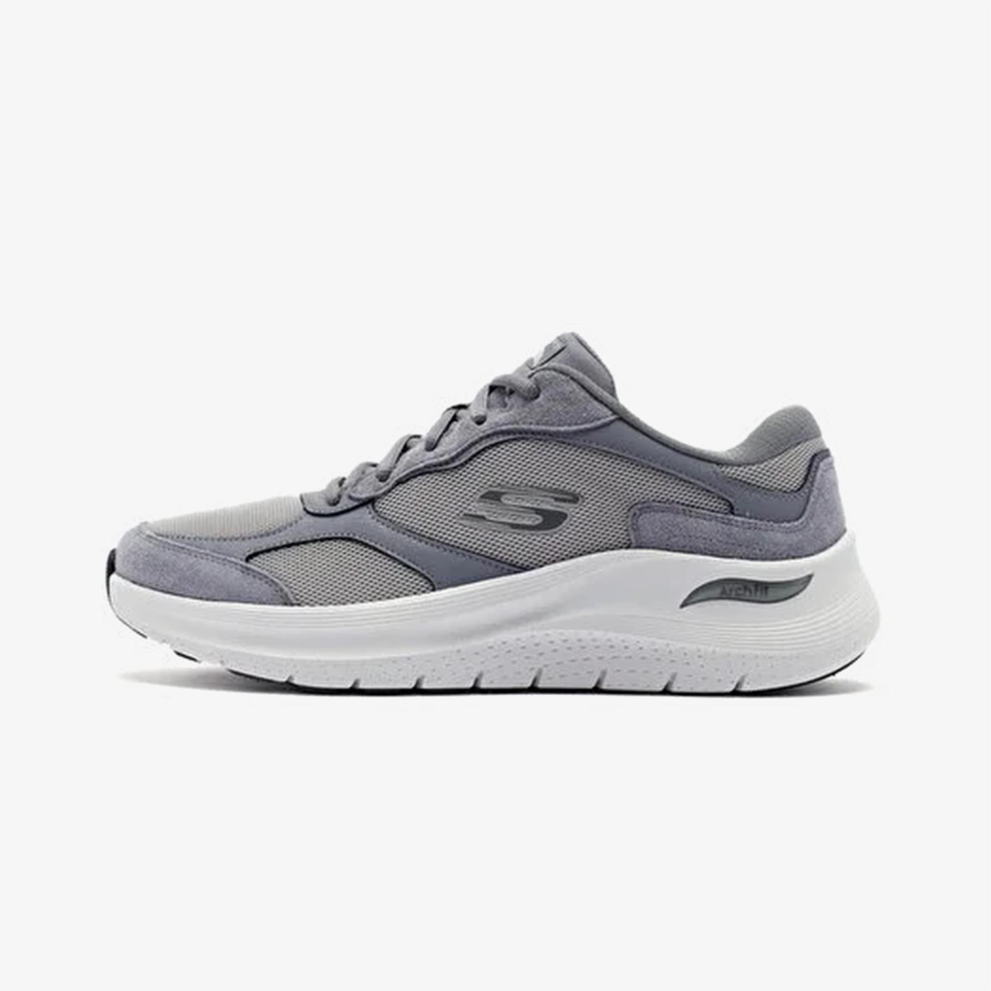 Skechers Arch Fit 2.0 The Keep Erkek Gri Spor Ayakkabı