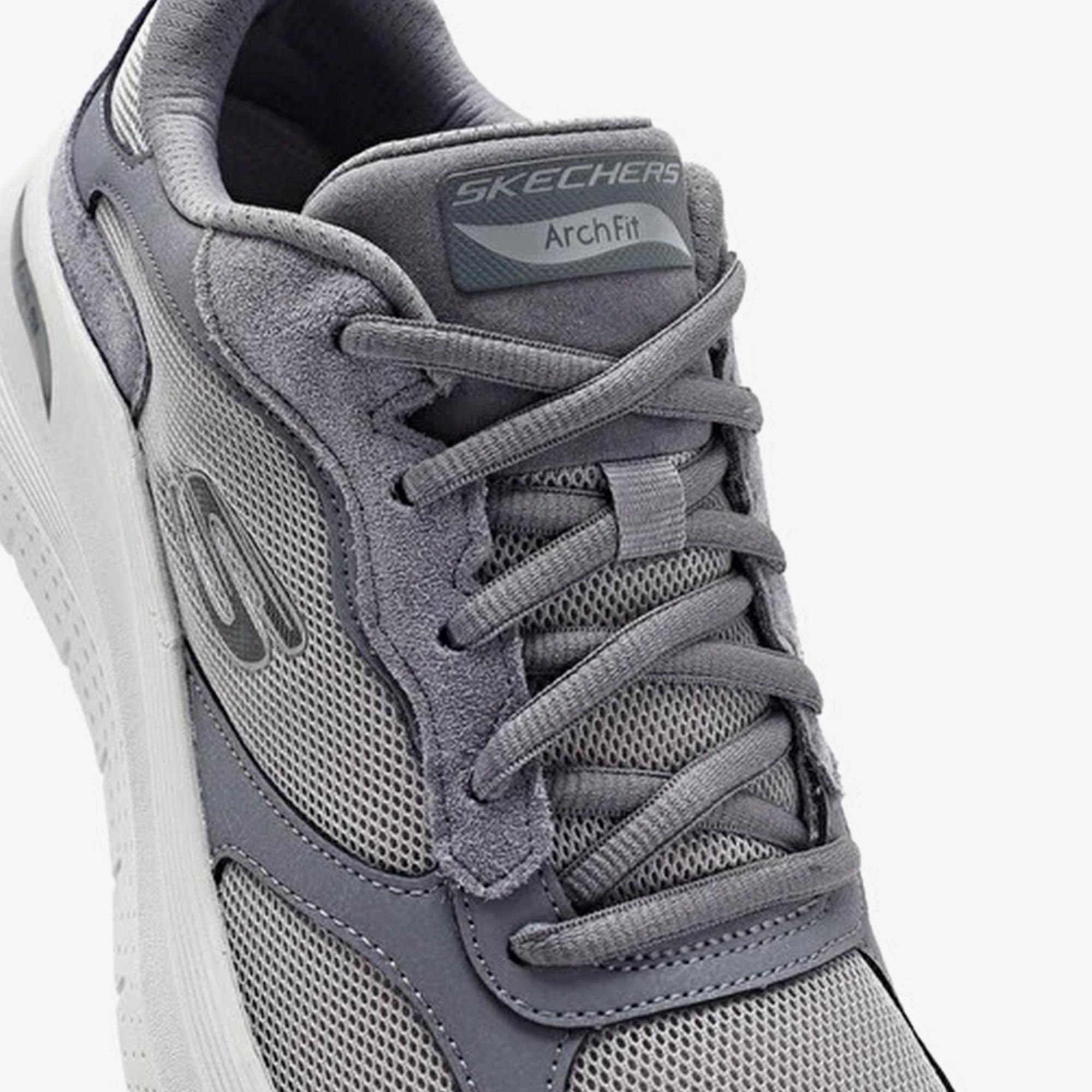 Skechers Arch Fit 2.0 The Keep Erkek Gri Spor Ayakkabı