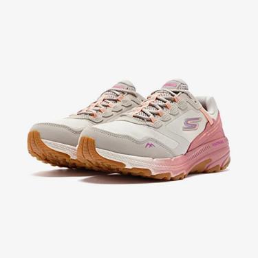  Skechers Go Run Trail Altitude 2.0 Kadın Krem Spor Ayakkabı