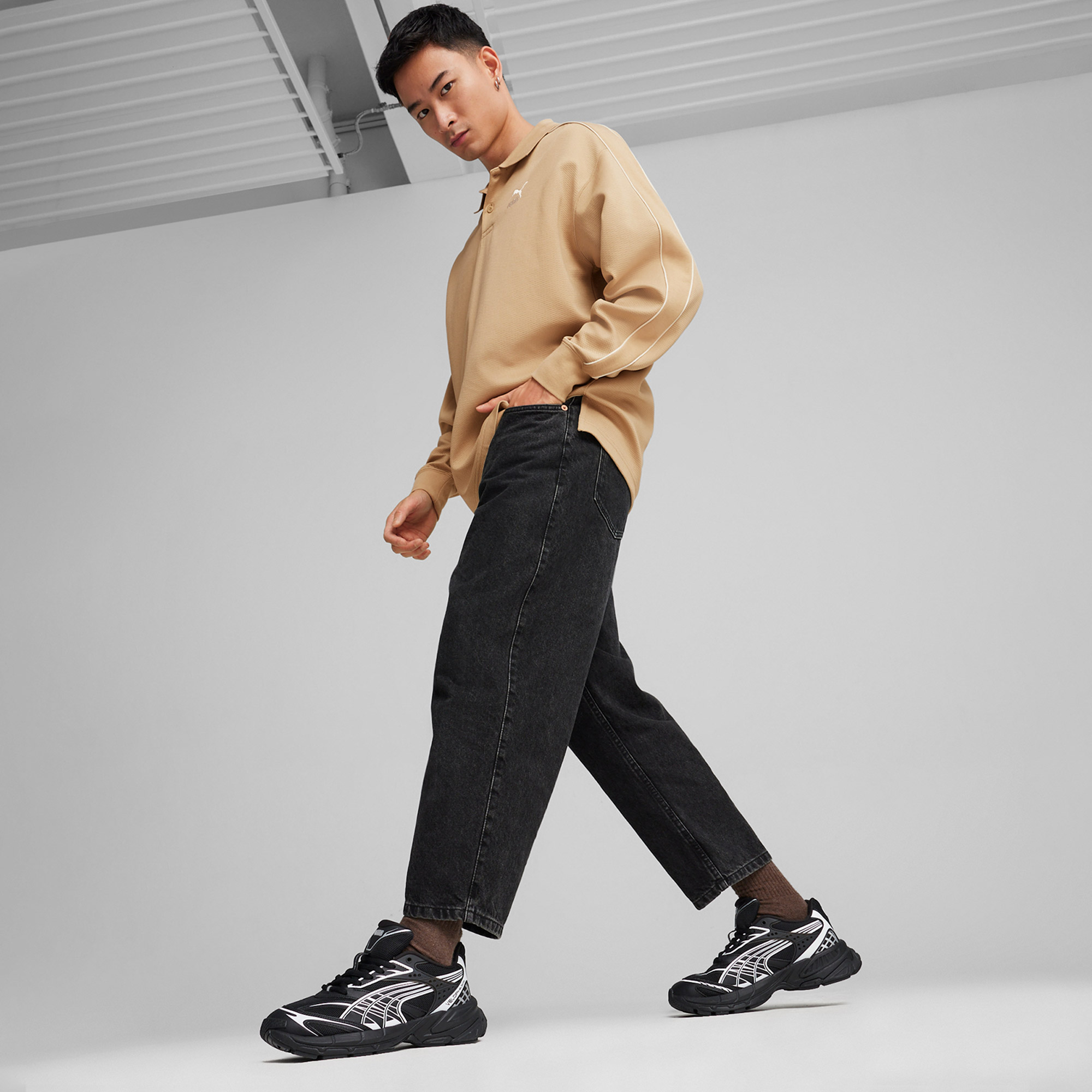 Puma Puma Velophasis Always On Unisex Siyah Spor Ayakkabı Sneaker | FashFed Siyah - 7. görsel