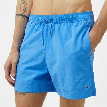  Tommy Hilfiger Medium Drawstring Erkek Mavi Deniz Şortu