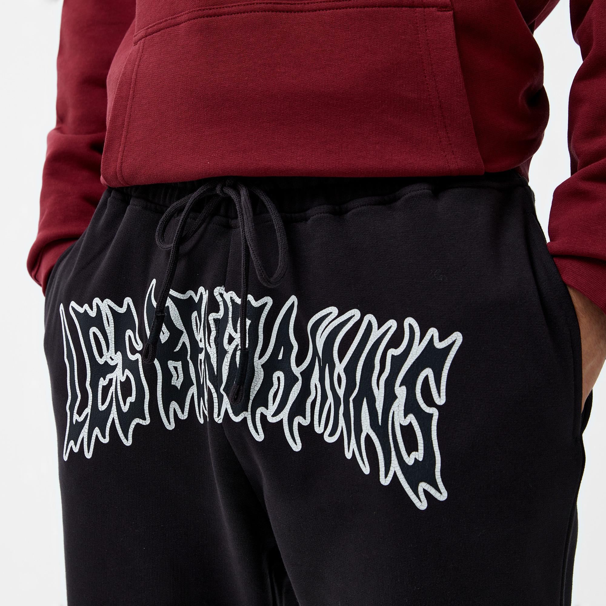 Les Benjamins 706 Unisex Siyah Eşofman Altı