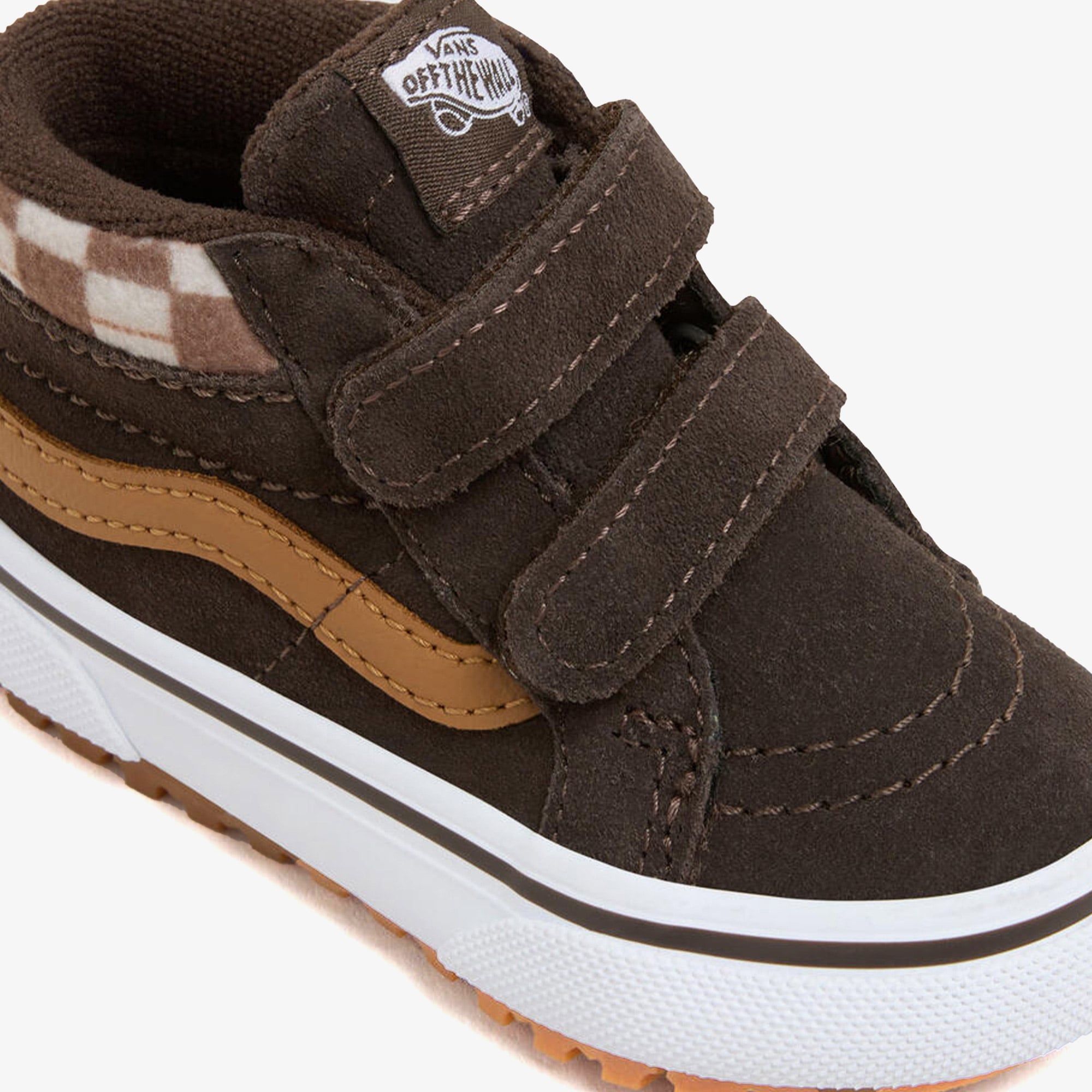 Vans Vans Mte Sk8-Mid Reissue Hook and Loop Bebek Kahverengi Sneaker | FashFed Kahverengi - 5. görsel