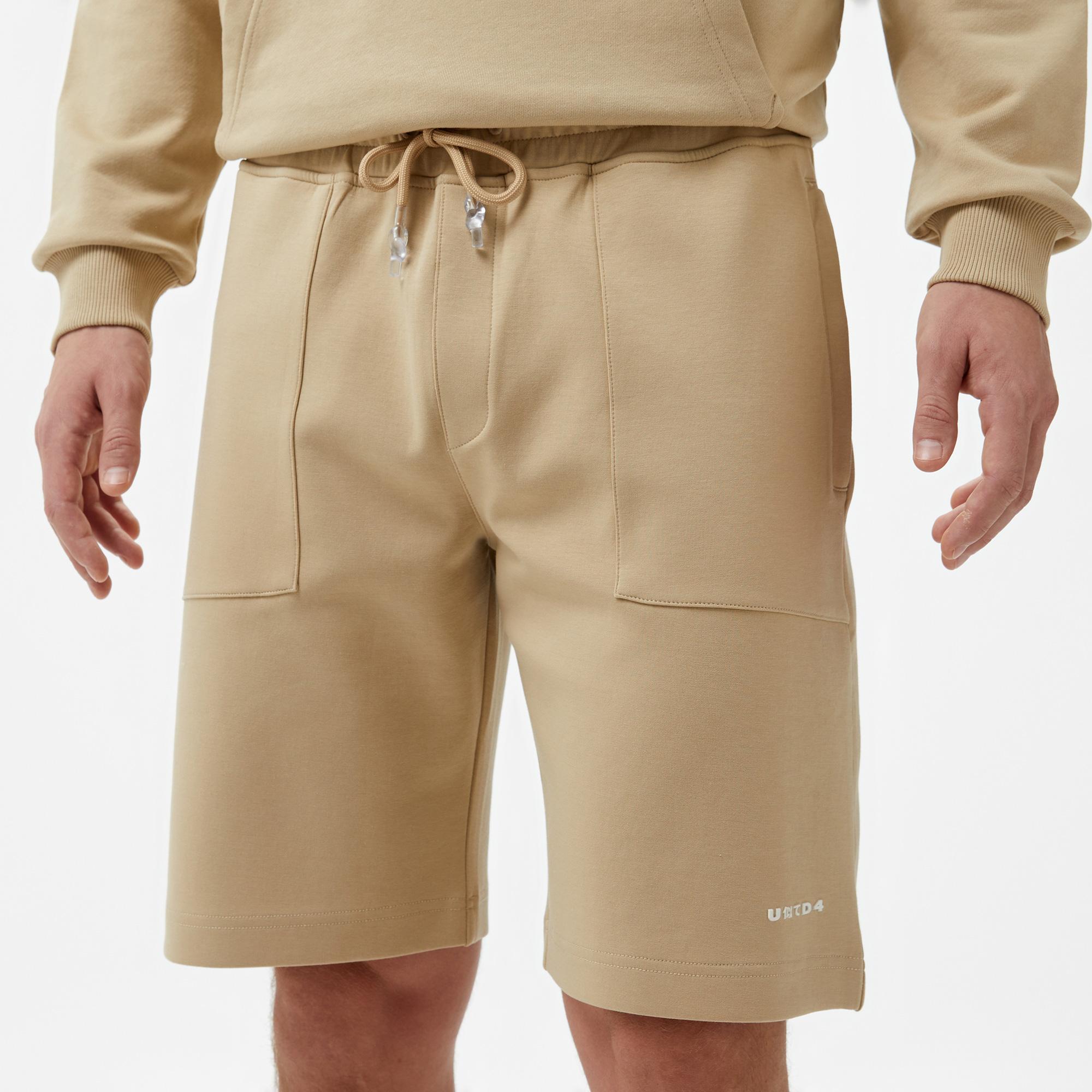UNITED4 Erkek Bej Şort