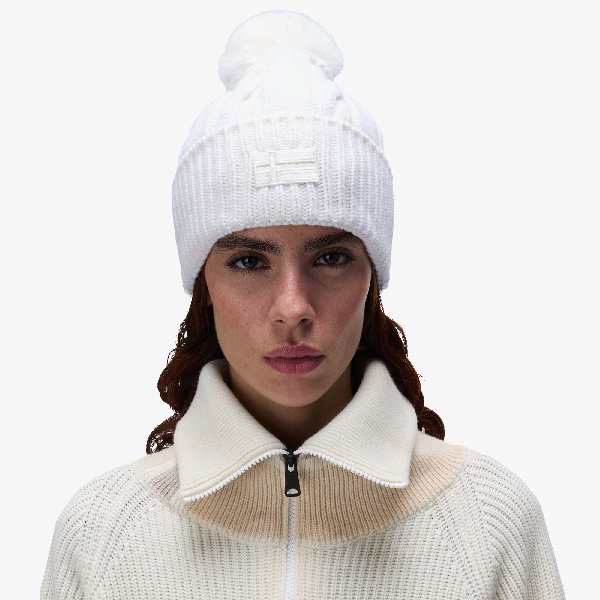  Napapijri F-Necker Kadın Beyaz Bere