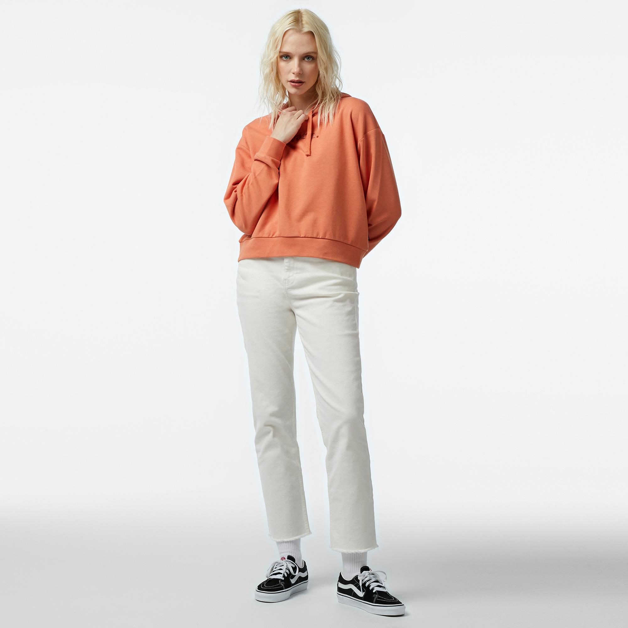 Vans Essential Fit Relaxed Pullover Kadın Turuncu Sweatshirt