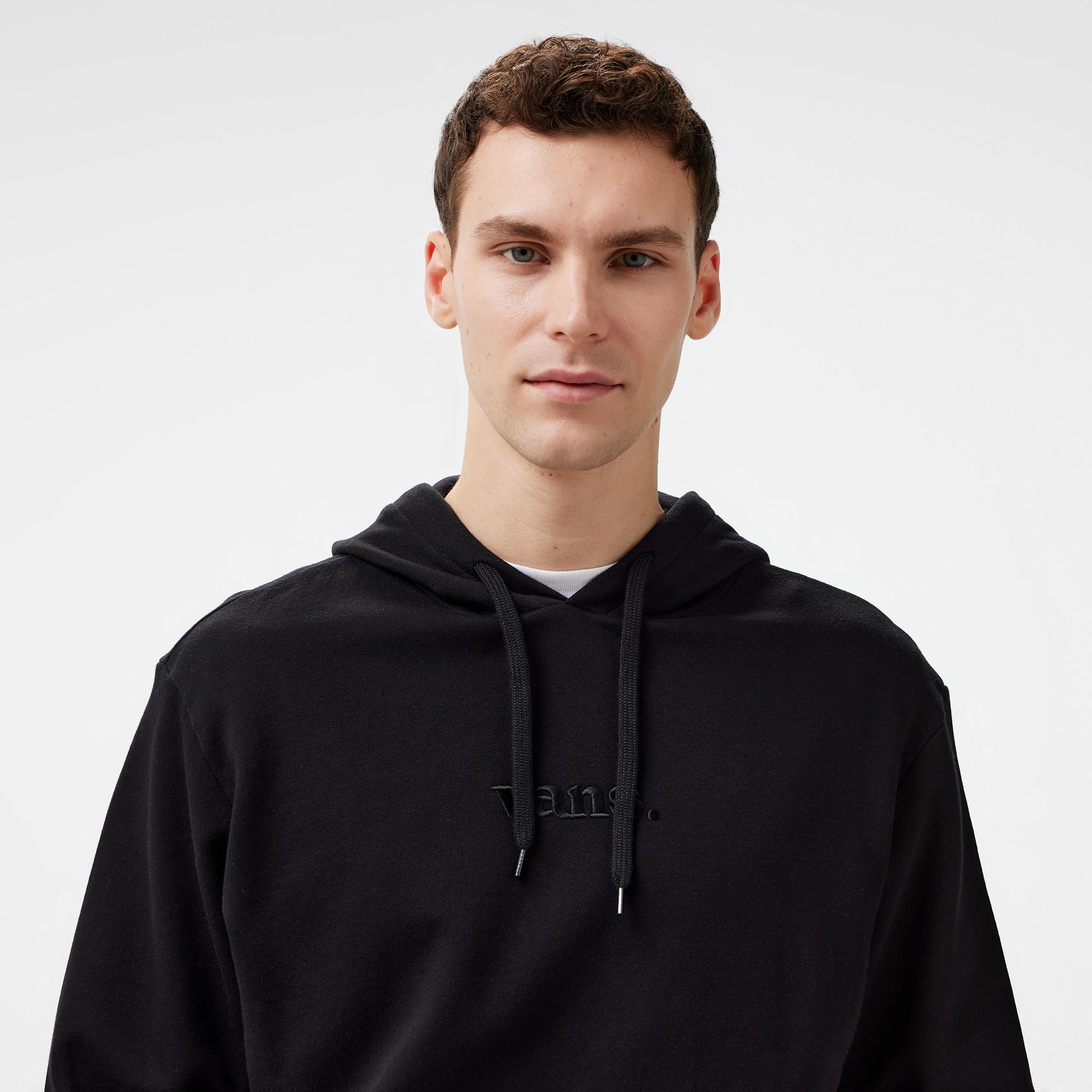 Vans Essential Relaxed Po Erkek Siyah Sweatshirt