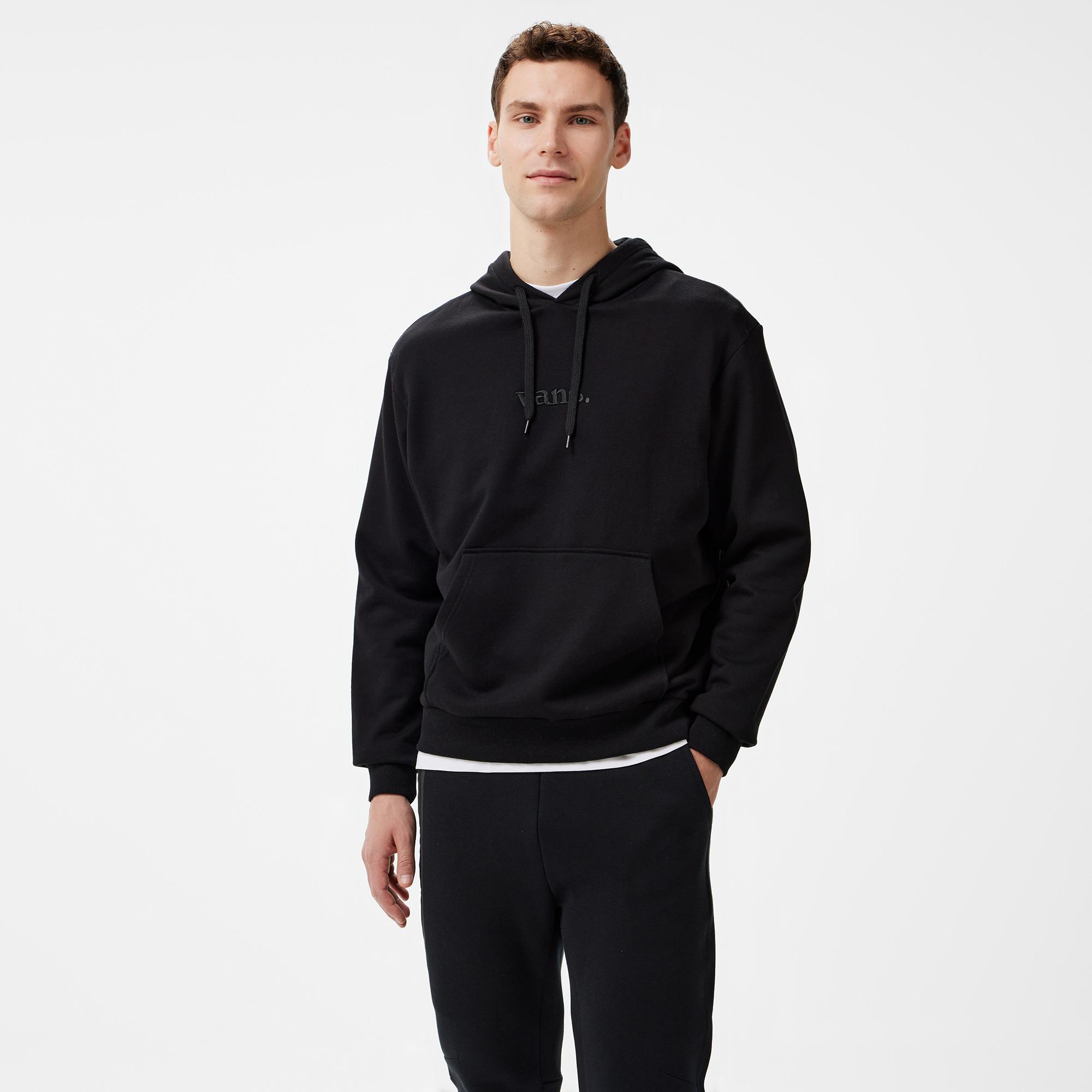 Vans Essential Relaxed Po Erkek Siyah Sweatshirt