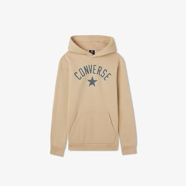  Converse Arch Flc Çocuk Bej Hoodie