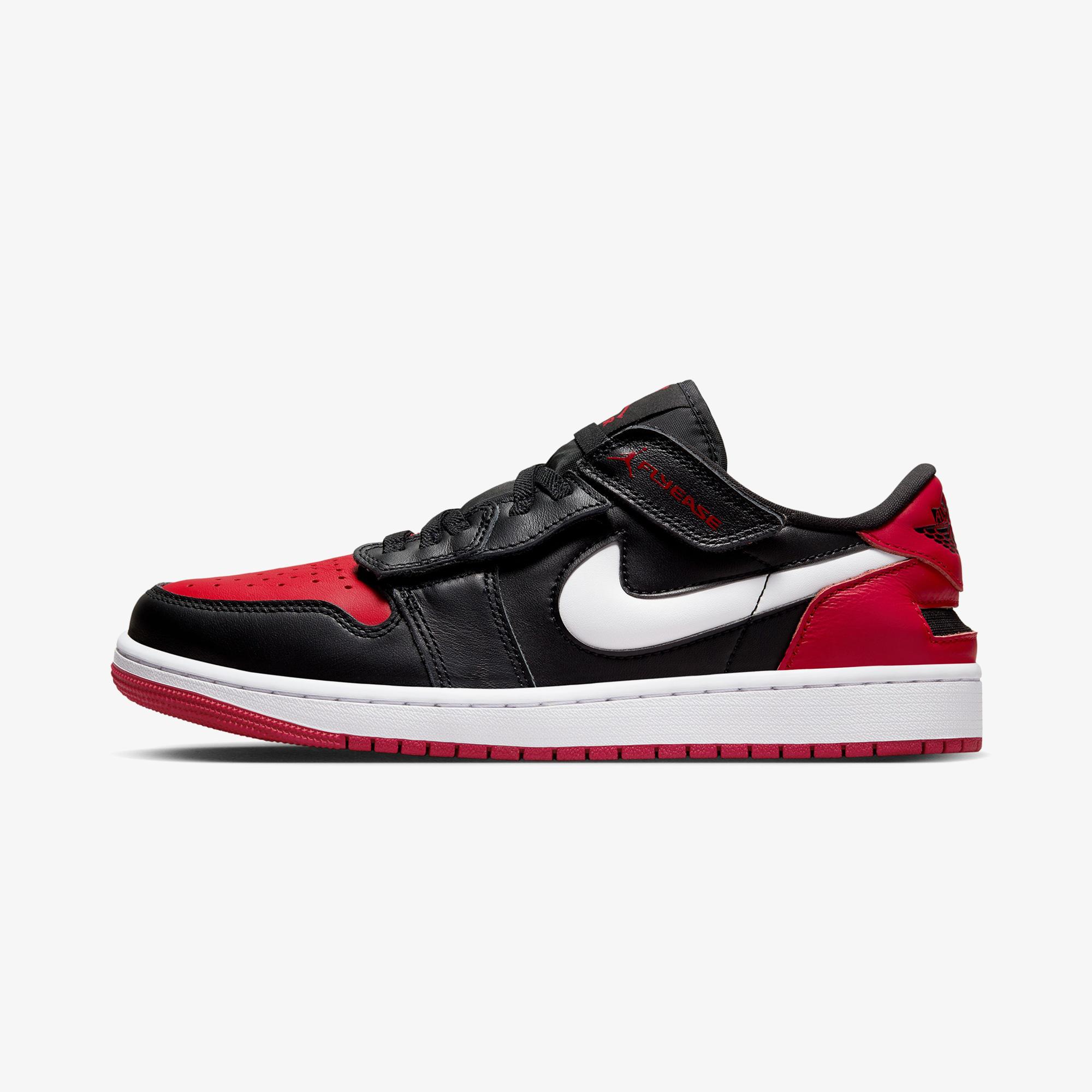 Jordan Air 1 Low FlyEase Erkek Siyah Spor Ayakkabı